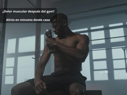 ¿Dolor muscular después del gym? Alivio en minutos desde casa